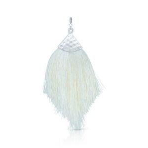 Silk Tassel Statement Charm